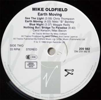 LP Mike Oldfield: Earth Moving 530076