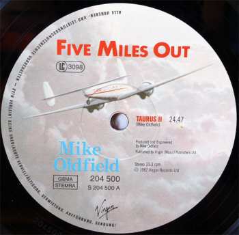 LP Mike Oldfield: Five Miles Out 554550