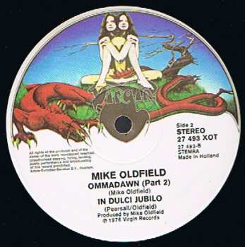 LP Mike Oldfield: Ommadawn Featuring "In Dulci Jubilo" 543532