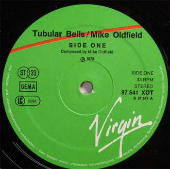 LP Mike Oldfield: Tubular Bells 603317