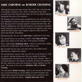 CD Mike Osborne: Border Crossing + Marcel's Muse 637677