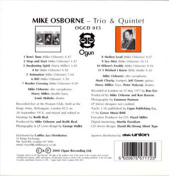 CD Mike Osborne: Border Crossing + Marcel's Muse 637677