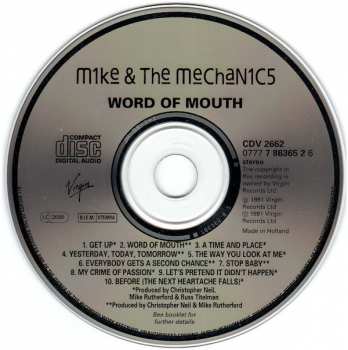 CD Mike & The Mechanics: Word Of Mouth 46600