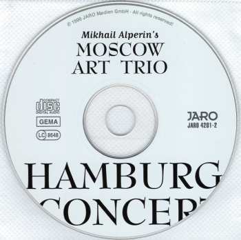 CD Moscow Art Trio: Hamburg Concert 554627