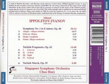 CD Mikhail Ippolitov-Ivanov: Symphony No. 1 In E Minor • Turkish Fragments • Turkish March 149008