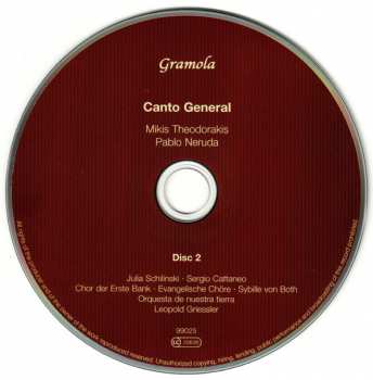 CD Mikis Theodorakis: Canto General 155402