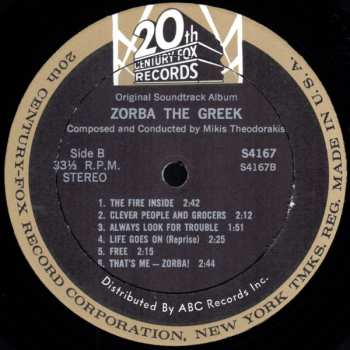 LP Mikis Theodorakis: Zorba The Greek (Original Soundtrack) 639194