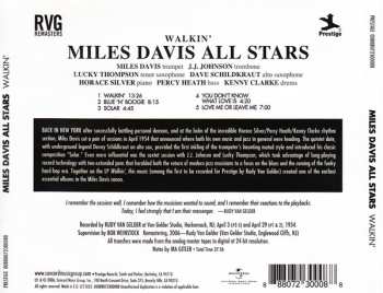 CD Miles Davis All Stars: Walkin' 635544