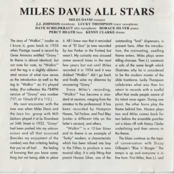 CD Miles Davis All Stars: Walkin' 635544