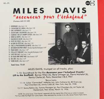 LP/CD Miles Davis: Ascenseur Pour L'échafaud (Lift To The Scaffold) 77115