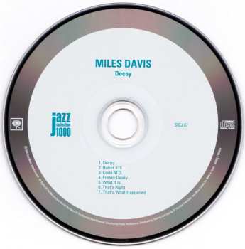 CD Miles Davis: Decoy LTD 612708