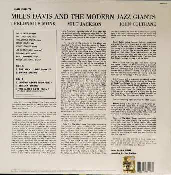 LP Miles Davis: Miles Davis And The Modern Jazz Giants 58220