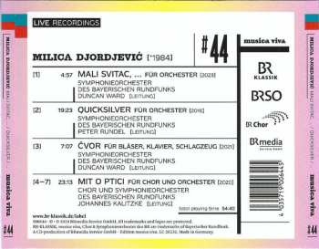 CD Milica Djordjević: # 44 | Mali Svitac, ... / Quicksilver / Čvor / Mit O Ptici 627964