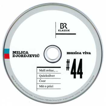 CD Milica Djordjević: # 44 | Mali Svitac, ... / Quicksilver / Čvor / Mit O Ptici 627964