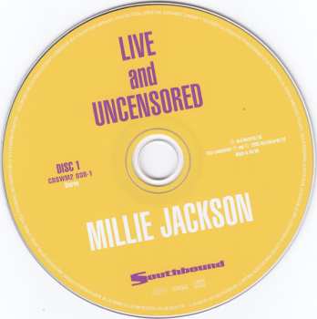 2CD Millie Jackson: Live And Uncensored 554949