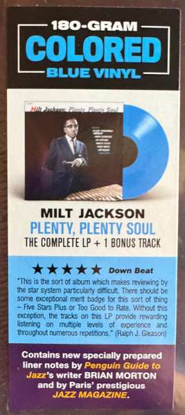 LP Milt Jackson: Plenty, Plenty Soul  CLR 580310