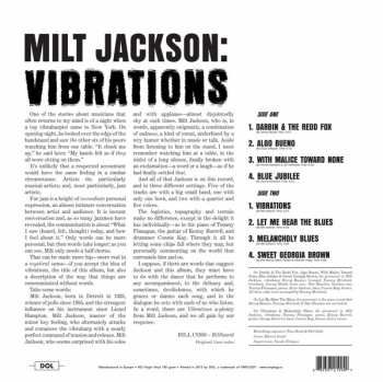 LP Milt Jackson: Vibrations DLX 364772