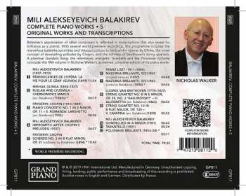 CD Mily Balakirev: Complete Piano Works • 5 314671