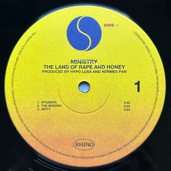 2LP Ministry: The Land Of Rape And Honey LTD | DLX 632839