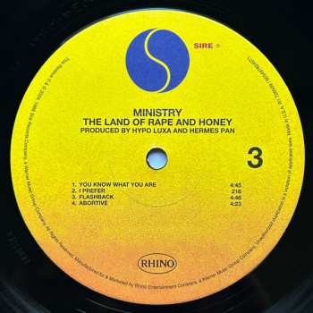 2LP Ministry: The Land Of Rape And Honey LTD | DLX 632839