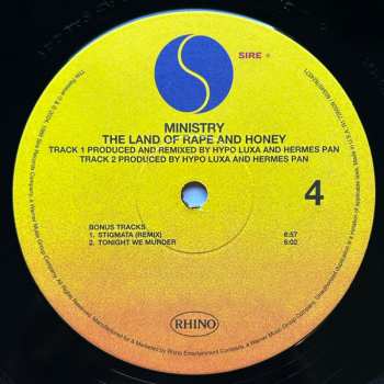 2LP Ministry: The Land Of Rape And Honey LTD | DLX 632839