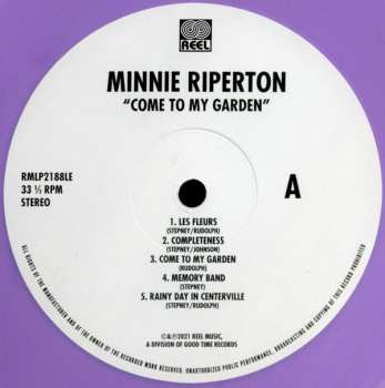 LP Minnie Riperton: Come To My Garden LTD | CLR 576801