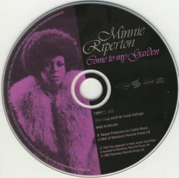 CD Minnie Riperton: Come To My Garden 578933