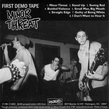 CD Minor Threat: First Demo Tape 246010