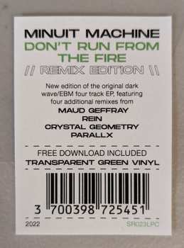 LP Minuit Machine: Don't Run From The Fire (Remix Edition) CLR | LTD 609313