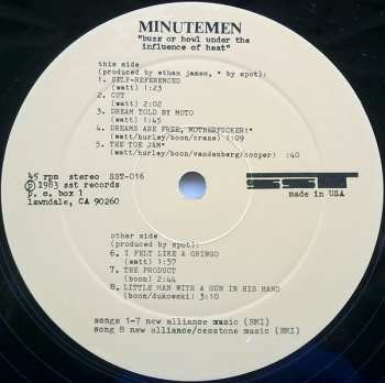 LP Minutemen: Buzz Or Howl Under The Influence Of Heat 610675