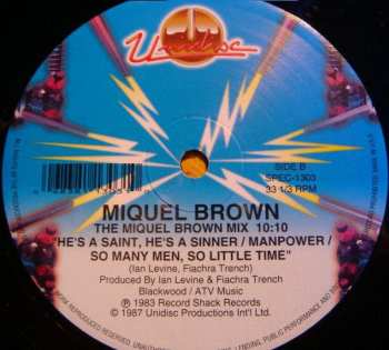 LP Miquel Brown: So Many Men, So Little Time 604434