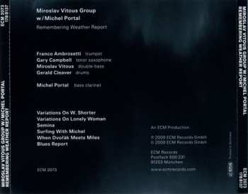 CD Miroslav Vitous Group: Remembering Weather Report 610163