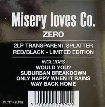 2LP Misery Loves Co.: Zero CLR | LTD 592138