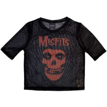 Merch Misfits: Dámské Crop Top Orange Logo Misfits & Skull