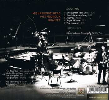 CD Misha Mengelberg Quartet: Journey (Live In Amsterdam 1966) 560656