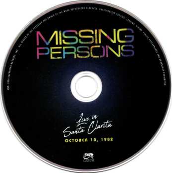 CD Missing Persons: Live In Santa Clarita - October 10, 1982 617578