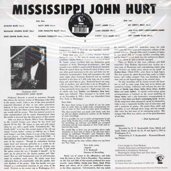 LP Mississippi John Hurt: Folk Songs And Blues 131945