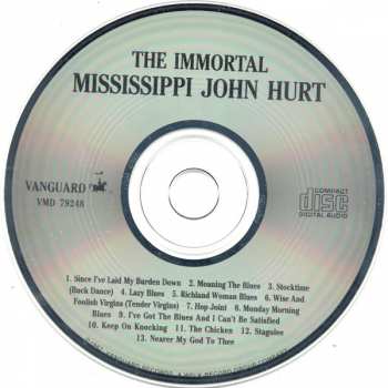 CD Mississippi John Hurt: The Immortal Mississippi John Hurt 242864