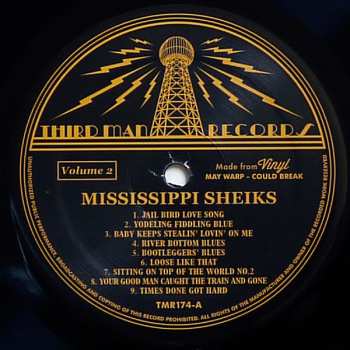 LP Mississippi Sheiks: Volume 2 (Complete Recorded Works Presented In Chronological Order : June 12, 1930 To October 24, 1931) 502488