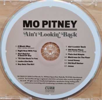 CD Mo Pitney: Ain't Lookin' Back 631923