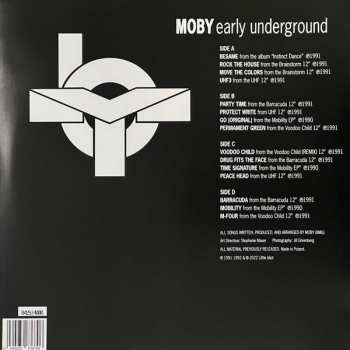 2LP Moby: Early Underground NUM 351988