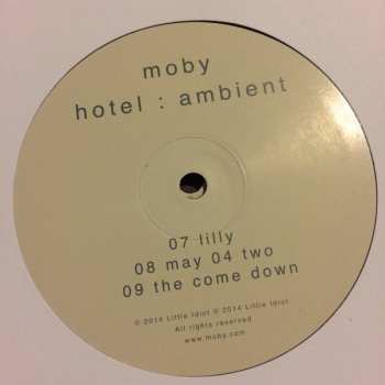 3LP Moby: Hotel : Ambient LTD 48305