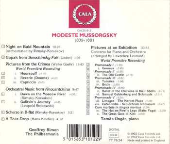 CD Philharmonia Orchestra: Night On Bald Mountain; Pictures From The Crimea; Pictures At An Exhibition; etc. PIC 414164