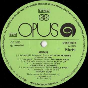 LP Modus: Modus 543429