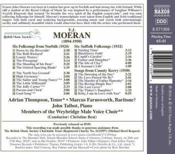 CD Ernest John Moeran: Folksong Arrangements 375961