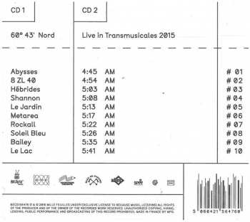 2CD Molecule: 60° 43' Nord (Deluxe Edition) DLX 325901