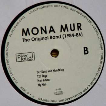 LP Mona Mur: The Original Band (1984-86) LTD 587517