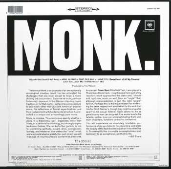 LP Thelonious Monk: Monk. CLR | LTD | NUM 550173