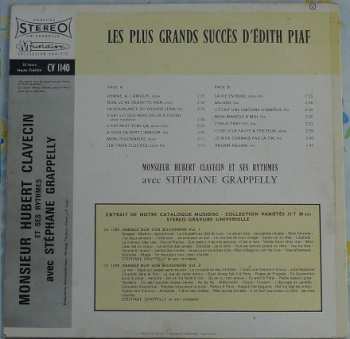 LP Monsieur Hubert Clavecin Et Ses Rythmes: Les Plus Grands Succès D’Édith Piaf 616465