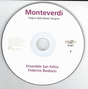 2CD Claudio Monteverdi: Vespro Della Beata Vergine 653127